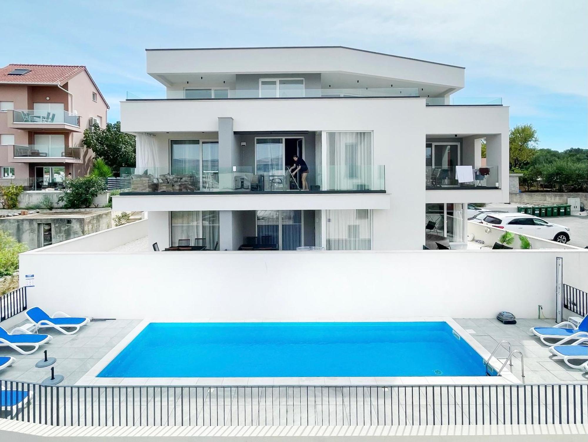 Villa Apartment 24 C Trogir Bagian luar foto